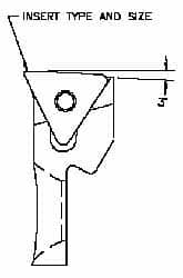 Parlec - Series 2, Right Hand Cut, Boring Cartridge - TCMT11 Insert, -3° Lead Angle - A1 Tooling