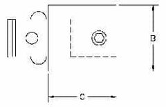 Parlec - PC7 Inside, PC7 Outside Modular Connection, Boring Head Shank Extension - 6.3 Inch Projection, 3.54 Inch Nose Diameter - Exact Industrial Supply