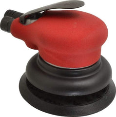 Ingersoll-Rand - 10,000 OPM, 18.5 CFM Air Consumption, Palm Air Orbital Sander - Round Pad, 1/4 NPT Inlet - A1 Tooling