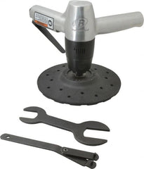 Ingersoll-Rand - 7" Max Disc, 6,000 RPM, Pneumatic Handheld Disc Sander - 22 CFM, 1/4 NPT Inlet, 0.8 hp - A1 Tooling