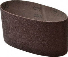 3M - 3-1/2" Wide x 15-1/2" OAL, 36 Grit, Aluminum Oxide Abrasive Belt - Aluminum Oxide, Very Coarse, Coated, X Weighted Cloth Backing, Series 341D - A1 Tooling