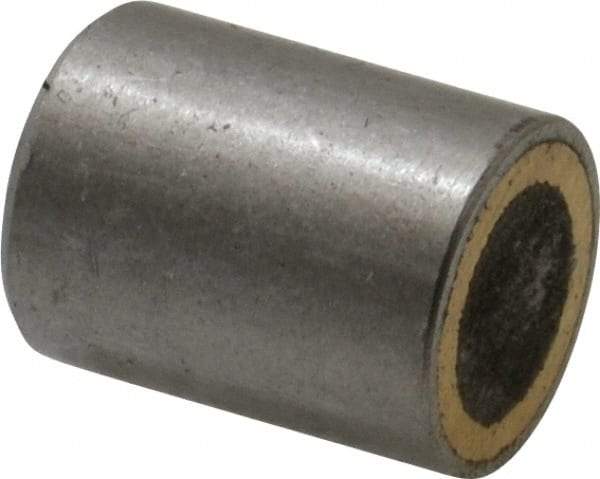 Mag-Mate - 8-32 Thread, 3/8" Diam, 1/2" High, 3 Lb Average Pull Force, Neodymium Rare Earth Pot Magnet - 0.15" Deep Tapped Hole, Steel Pot, Uninsulated - A1 Tooling