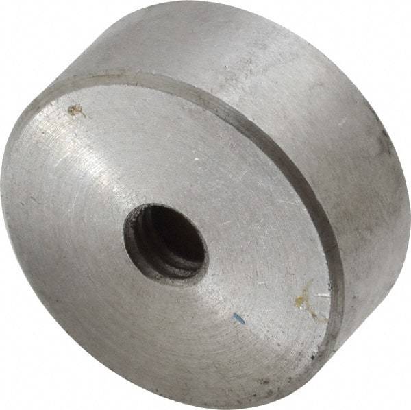 Mag-Mate - 5/16-18 Thread, 1-1/4" Diam, 1/2" High, 68 Lb Average Pull Force, Neodymium Rare Earth Pot Magnet - 0.15" Deep Tapped Hole, Steel Pot, Uninsulated - A1 Tooling