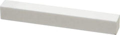 Made in USA - 220 Grit Aluminum Oxide Rectangular Dressing Stick - 4 x 1/2 x 1/2, Very Fine Grade, Vitrified Bond - A1 Tooling