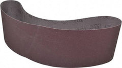 3M - 6" Wide x 48" OAL, 120 Grit, Aluminum Oxide Abrasive Belt - Aluminum Oxide, Fine, Coated, X Weighted Cloth Backing, Series 241D - A1 Tooling