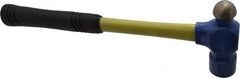 Vaughan Bushnell - 1-1/2 Lb Head Ball Pein Hammer - Fiberglass Handle, 15" OAL, Fiberglass with Cushion Grip - A1 Tooling