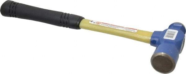 Vaughan Bushnell - 2 Lb Head Ball Pein Hammer - Fiberglass Handle, 15" OAL, Fiberglass with Cushion Grip - A1 Tooling