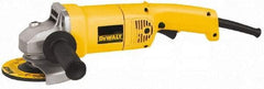 DeWALT - 5" Wheel Diam, 10,000 RPM, Corded Angle & Disc Grinder - 5/8-11 Spindle, 12 Amps - A1 Tooling