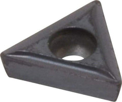 Kennametal - TPMT21.51 LF Grade KC5025 Carbide Turning Insert - TiAlN Finish, 60° Triangle, 1/4" Inscr Circle, 3/32" Thick, 1/64" Corner Radius - A1 Tooling