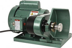 Burr King - 6" Wheel Diam x 1 & 2" Wheel Width, 3/4 hp Deburring/Polishing Grinder - 5/8" Arbor Hole Diam, 1 Phase, 120 Volts - A1 Tooling