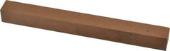 Norton - 6" Long x 5/8" Wide x 5/8" Thick, Aluminum Oxide Sharpening Stone - Square, Medium Grade - A1 Tooling