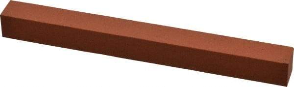 Norton - 6" Long x 5/8" Wide x 5/8" Thick, Aluminum Oxide Sharpening Stone - Square, Fine Grade - A1 Tooling