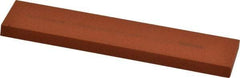 Norton - 5" Long x 1" Wide x 3/16" Thick, Aluminum Oxide Sharpening Stone - Rectangle, Fine Grade - A1 Tooling