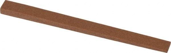 Norton - 4" Long x 5/16" Wide x 1/8" Thick, Aluminum Oxide Sharpening Stone - Taper, Medium Grade - A1 Tooling