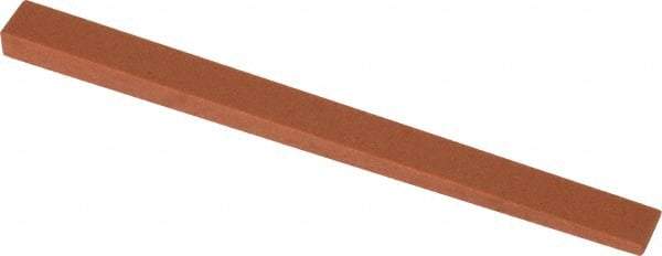 Norton - 4" Long x 5/16" Wide x 5/16" Thick, Aluminum Oxide Sharpening Stone - Taper, Fine Grade - A1 Tooling