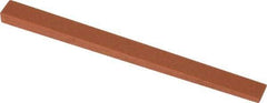 Norton - 4" Long x 5/16" Wide x 5/16" Thick, Aluminum Oxide Sharpening Stone - Taper, Fine Grade - A1 Tooling