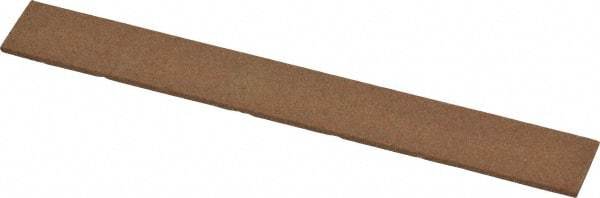 Norton - 4" Long x 1/2" Wide x 1/16" Thick, Aluminum Oxide Sharpening Stone - Taper, Medium Grade - A1 Tooling