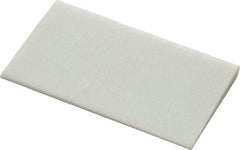 Norton - 3" Long x 1-3/4" Diam x 1/4" Thick, Novaculite Sharpening Stone - Round Edge Slip, Ultra Fine Grade - A1 Tooling