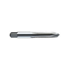 Spiral Point Tap: 1/4-28, UNF, 2 Flutes, Plug, 3B, High Speed Steel, TiN Finish 1″ Thread Length, Right Hand, H3, Series 302