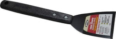 Hyde Tools - Stiff Carbon Steel Bent Chisel - 3" Blade Width x 4-1/2" Blade Length, 8" Long Polypropylene Handle - A1 Tooling