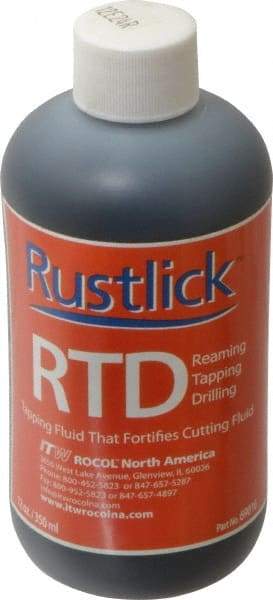 Rustlick - Rustlick RTD, 12 oz Bottle Cutting & Tapping Fluid - Water Soluble, For Cutting - A1 Tooling