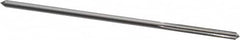 Interstate - 0.121" High Speed Steel Chucking Reamer - Straight Flute, Straight Shank - A1 Tooling