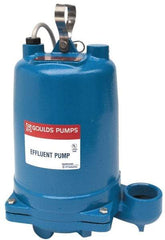 Goulds Pumps - 1/2 hp, 115 Amp Rating, 115 Volts, Capacitor Start Operation, Effluent Pump - 1 Phase, Cast Iron Housing - A1 Tooling