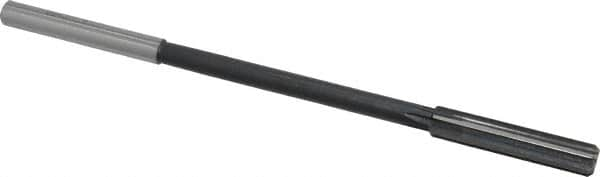 Interstate - 0.371" High Speed Steel 6 Flute Chucking Reamer - Straight Flute, 0.3105" Straight Shank - A1 Tooling