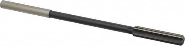 Interstate - 0.379" High Speed Steel 6 Flute Chucking Reamer - Straight Flute, 0.3105" Straight Shank - A1 Tooling