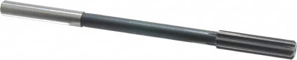 Interstate - 0.435" High Speed Steel 8 Flute Chucking Reamer - Straight Flute, 0.373" Straight Shank - A1 Tooling