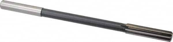 Interstate - 0.474" High Speed Steel 8 Flute Chucking Reamer - Straight Flute, 0.4355" Straight Shank - A1 Tooling