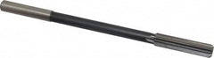 Interstate - 0.49" High Speed Steel 8 Flute Chucking Reamer - Straight Flute, 0.4355" Straight Shank - A1 Tooling