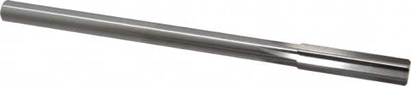 Interstate - 1/2" High Speed Steel 8 Flute Chucking Reamer - Straight Flute, 0.4355" Straight Shank - A1 Tooling