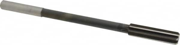 Interstate - 0.561" High Speed Steel 8 Flute Chucking Reamer - Straight Flute, 0.4355" Straight Shank - A1 Tooling