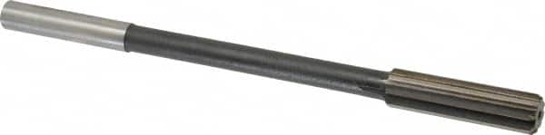 Interstate - 0.569" High Speed Steel 8 Flute Chucking Reamer - A1 Tooling