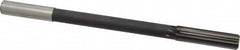 Interstate - 0.595" High Speed Steel 8 Flute Chucking Reamer - Straight Flute, 9/16" Straight Shank - A1 Tooling