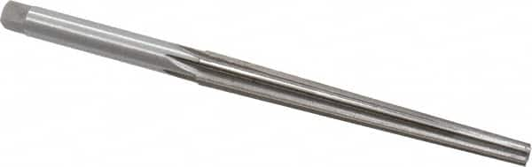 Interstate - 0.2" Small End, 0.228" Large End, 9/32" Shank, 2-7/8" Flute, Brown and Sharpe Taper Reamer #1 - A1 Tooling