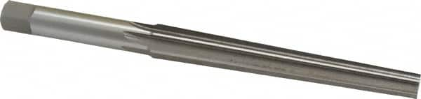 Interstate - 0.35" Small End, 0.45" Large End, 7/16" Shank, 3-11/16" Flute, Brown and Sharpe Taper Reamer #4 - A1 Tooling