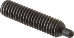 Gibraltar - M5 x 0.8, 19mm Thread Length, 3mm Plunger Projection, Steel Threaded Spring Plunger - 2.36mm Max Plunger Diam, 19mm Plunger Length, 2.89 Lb Init End Force, 11.02 Lb Final End Force, 2.5mm Hex - A1 Tooling