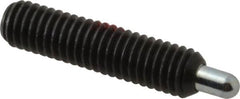 Gibraltar - M6 x 1.0, 25mm Thread Length, 5mm Plunger Projection, Steel Threaded Spring Plunger - 3.02mm Max Plunger Diam, 25mm Plunger Length, 1 Lb Init End Force, 3.97 Lb Final End Force, 3mm Hex - A1 Tooling