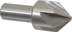 Interstate - 1-3/4" Head Diam, 1" Shank Diam, 6 Flute 82° High Speed Steel Countersink - A1 Tooling