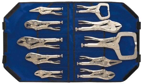 Irwin - 10 Piece Locking Plier Set - Comes in Kit Bag - A1 Tooling