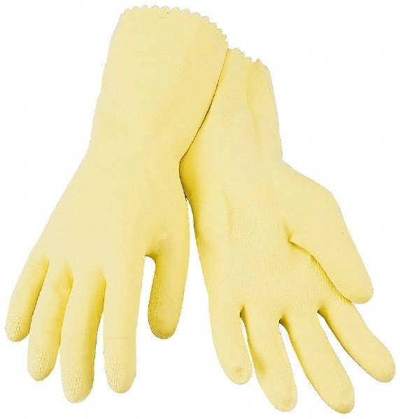 Safety Zone - 12 Pairs Size M (8), 12" Long, 18 mil, Supported, Latex Chemical Resistant Gloves - A1 Tooling