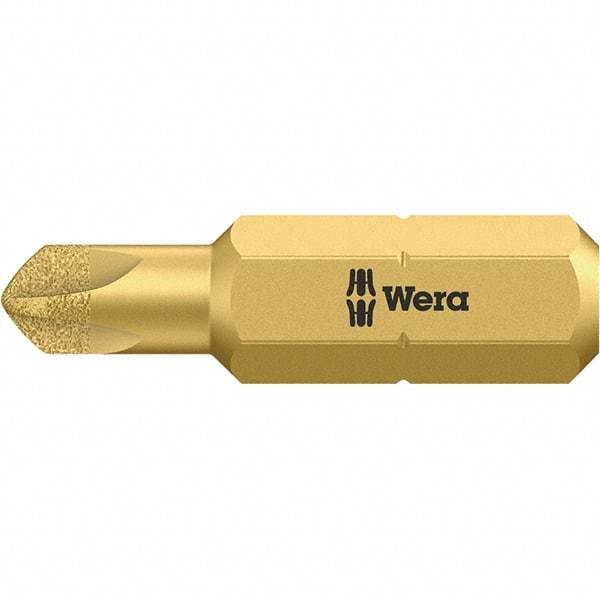 Wera - 1/4" Drive, #4 Torq-Set Screwdriver Bit - 1" OAL - A1 Tooling