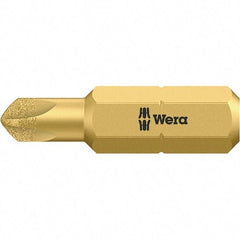 Wera - 1/4" Drive, #4 Torq-Set Screwdriver Bit - 1" OAL - A1 Tooling