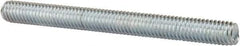 Value Collection - 3/8-16 4" OAL Fully Threaded Stud - Carbon Steel, Zinc-Plated Finish - A1 Tooling