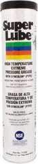 Synco Chemical - 400 g Cartridge Synthetic Extreme Pressure Grease - Translucent White, Extreme Pressure, Food Grade & High Temperature, 475°F Max Temp, NLGIG 2, - A1 Tooling