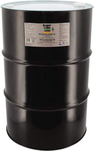 Synco Chemical - 55 Gal Drum Synthetic Multi-Purpose Oil - -42.78 to 232.22°F, SAE 85W, ISO 150, 681.5 SUS at 40°C, Food Grade - A1 Tooling