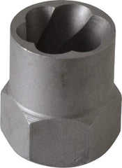 Irwin Hanson - 3/8" Drive Reverse Spiral Flute Hex Bolt Remover - 5/8" Hex, 2" OAL - A1 Tooling