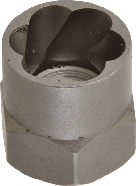 Irwin Hanson - 3/8" Drive Reverse Spiral Flute Hex Bolt Remover - 3/4" Hex, 2" OAL - A1 Tooling